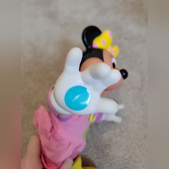 Vintage Minnie Mouse Musical Notes Doll Toy Disney 1990 Mattel 13.5" - Picture 5 of 10